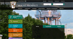 Desktop Screenshot of mountprospect.org